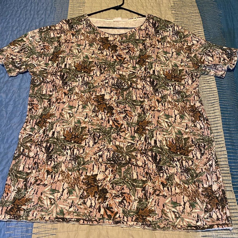 Feathers by Urban Outfitters Camouflage Tee Shirt